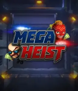 Enter the exciting world of Mega Heist slot by Relax Gaming, featuring quirky characters ready to execute a big score. This image portrays the intensity of the heist with its dynamic logo and a mysterious vault backdrop. Perfect for those who enjoy adventure-themed slots, offering a thrilling adventure. 