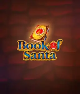 Celebrate the joyous spirit with Book of Santa slot by Endorphina, highlighting an intricately designed golden book adorned with Santa's iconic seal. This image captures the magic and mystery of Christmas, set against a cozy red background. Perfect for holiday season gaming, offering a captivating gaming experience. 