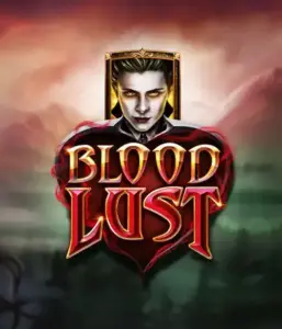 A dark and seductive view of the Blood Lust slot by ELK Studios, featuring gothic vampire symbols and a haunting castle backdrop. This image captures the slot's enthralling atmosphere, alongside its innovative game mechanics, attractive for those fascinated by dark, supernatural themes.